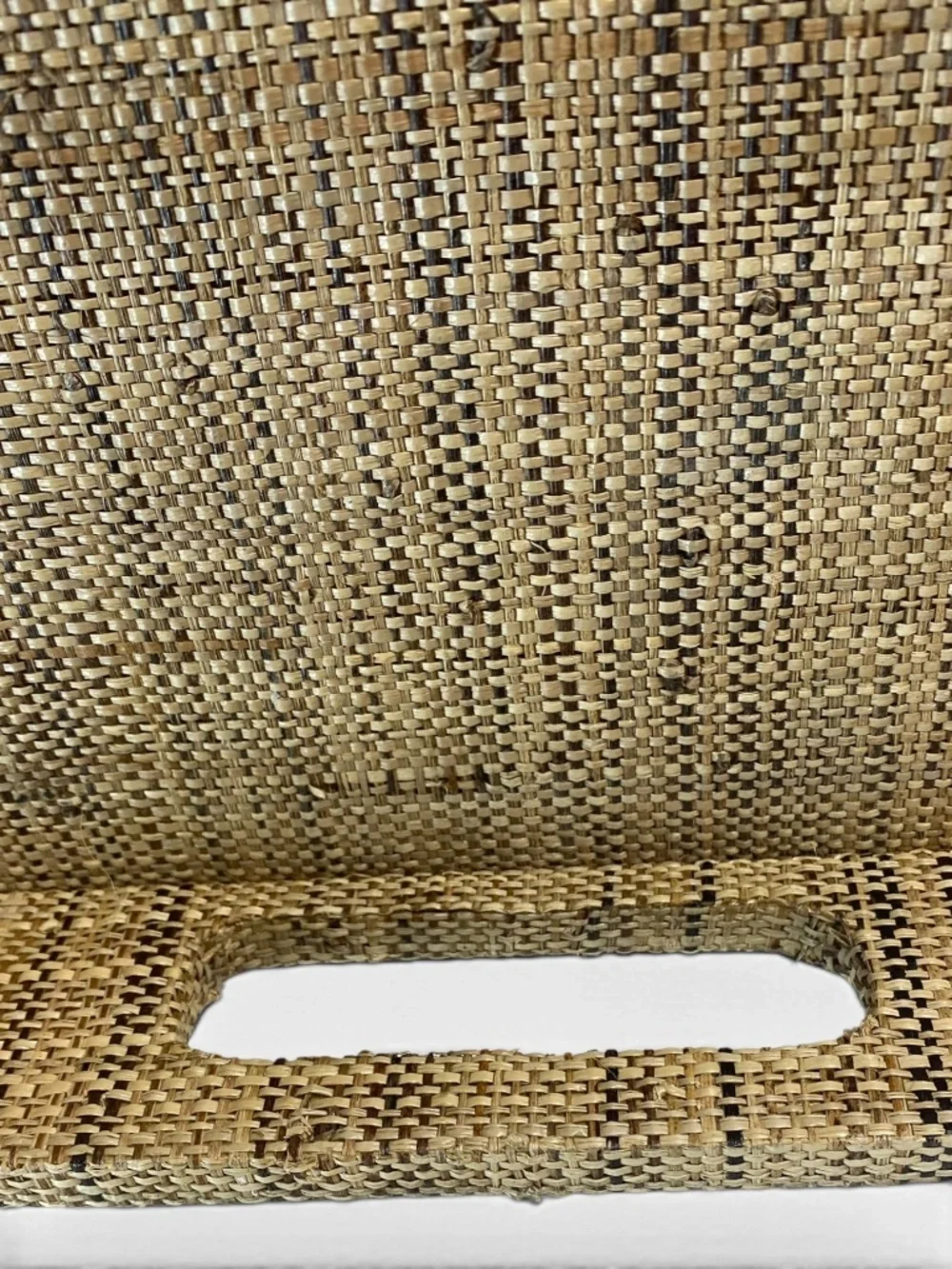 West Elm Large Raffia Wrapped Tray 28” x 18”